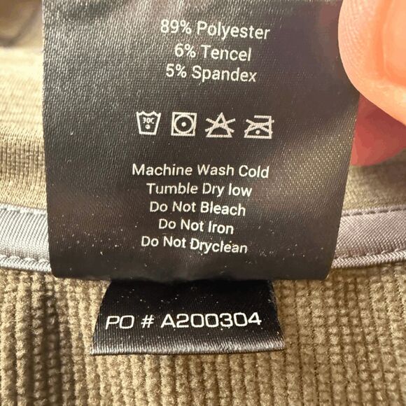 Hylete Men's Soft Crewneck Long Sleeve Pullover Sweatshirt Tan Size XL - Picture 5 of 8